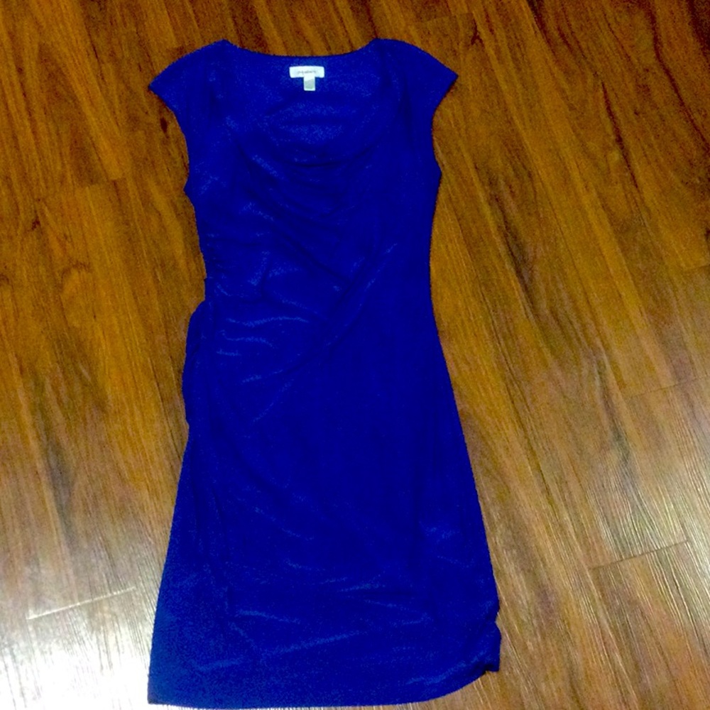Dress Barn royal blue sheath dress, size 12
